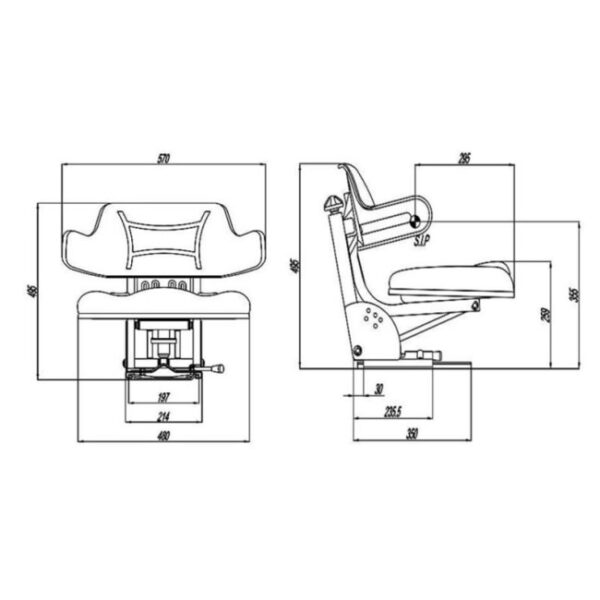 asiento john deere 1