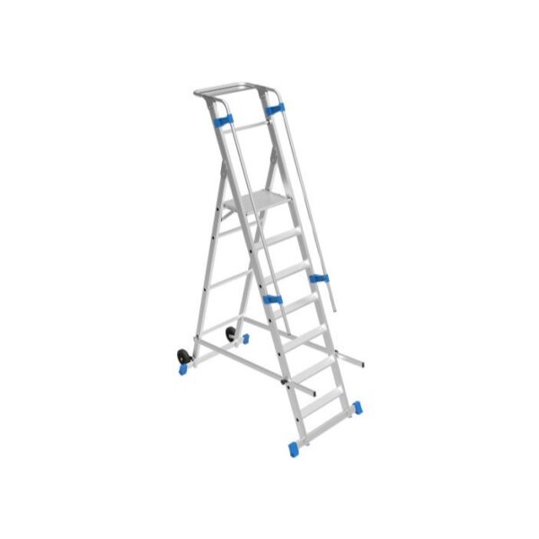 escaleras con ruedas para almacen 6 peldanos 1